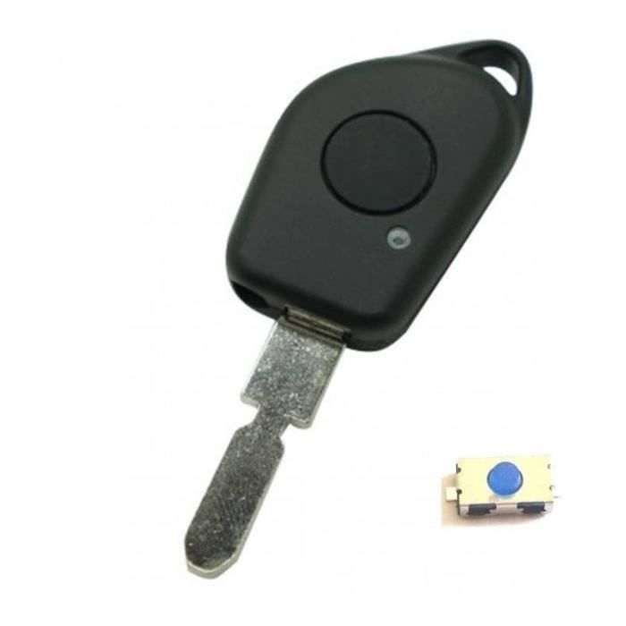 Coque Télécommande Peugeot 406/607 - Boîtier Clé Plip De Rechange