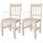 Lot de 2 Chaises en Bois Naturel -