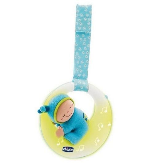 Mod&egrave;le : Petite lune Veilleuse musicale Coloris : Bleu Gar&ccedil;on