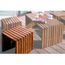 CHAISE - FAUTEUIL JARDIN  Tabouret solo KAREL Choko JARDIPOLYS