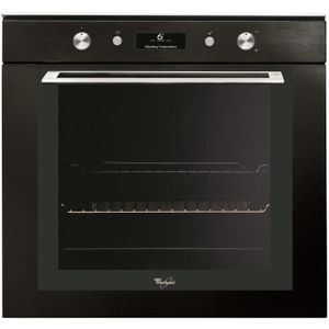 WHIRLPOOL AKZM7810NB01 - Four électrique encastrable - Chaleur pulsée - 73L - Pyrolyse - A - Noir
