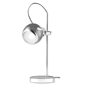 LAMPE A POSER Lampe de table grise abat jour réglable H45cm LAMPE A POSER Lampe de table grise abat jour réglable H45cm