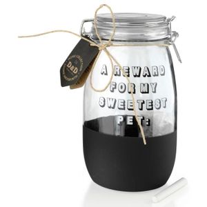 D&D Homecollection Ellegance Jarre de friandises - 1500ml - Pour chien