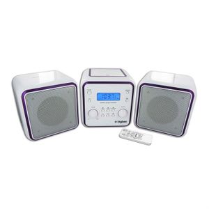 CHAINE HI-FI MICRO CHAINE RADIO CD MP3 USB BLANCHE + 3 SETS CHAINE HI-FI MICRO CHAINE RADIO CD MP3 USB BLANCHE + 3 SETS