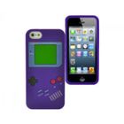  Coque TPU Gameboy mauve pour iPhone 5
