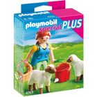  Playmobil-4765-Agricultrice Avec Moutons
