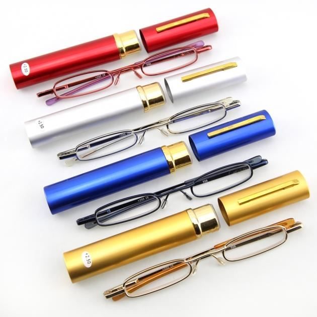 4 de lecture loupe dioptrie +1.50 L556 Doré, Argenté, Bleu