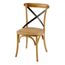CHAISE  Chaises bistrot naturelle croisillon noir - Lot…