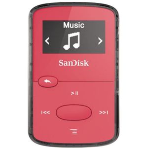 SANDISK CLIP JAM Lecteur MP3 8Go rose
