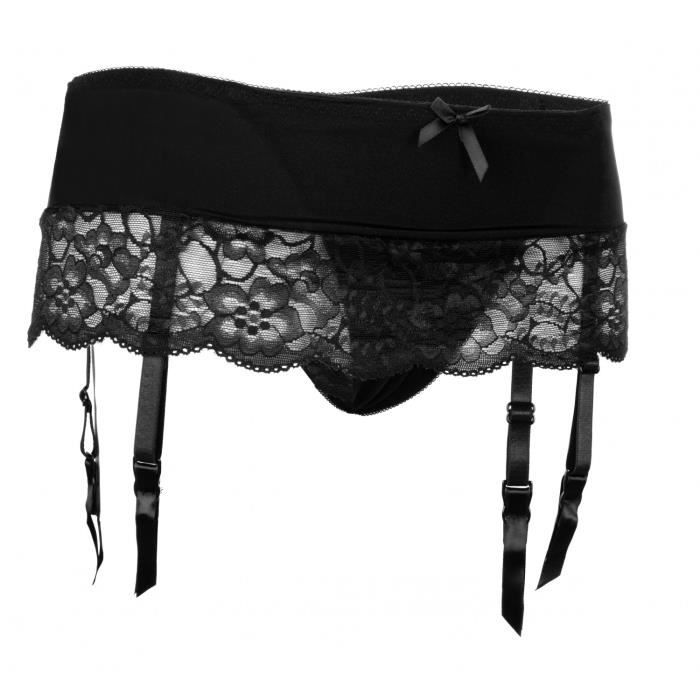 Lingerie S Duisant Culottes De Dentelle Avec L Noir Achat Vente