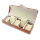  Coffret "Vienne" cognac 5 Montres