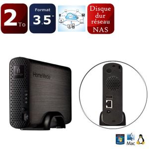 DISQUE DUR EXTERNE Iomega Media NETW Home 2000 Go