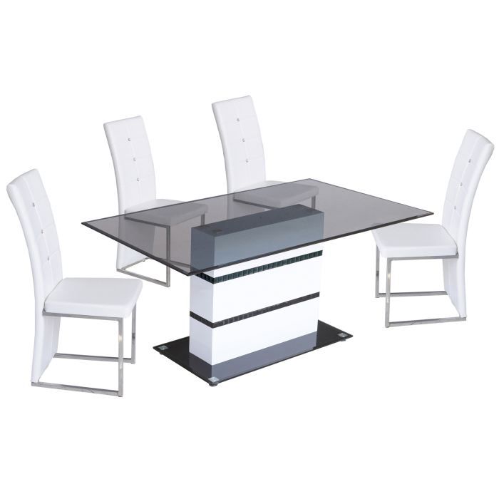 Table salle à manger design lula blanc achat / vente table a ... Design table a manger