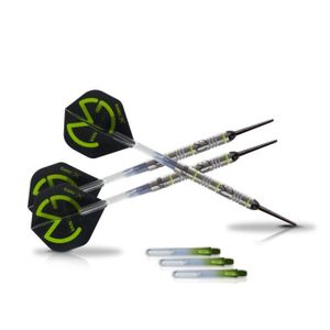 XQ Max Fléchettes de 18 grammes Michael van Gerwen Green Demolisher - 70% tungst?ne - Pointe \