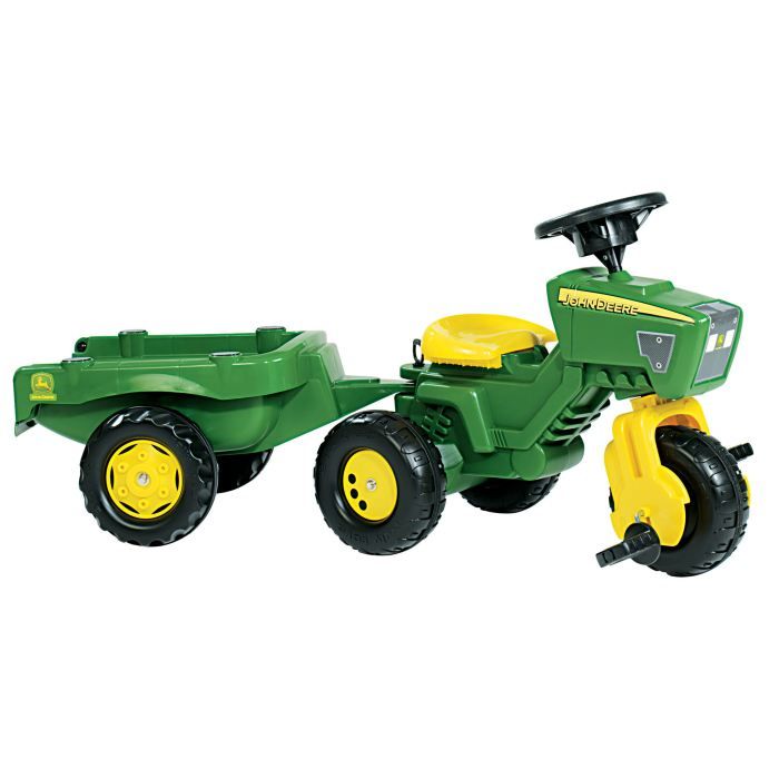 Tricycle JOHN DEERE avec remorque Série RollyTrac… Achat / Vente