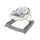 BABYMOOV Trotteur 2 en 1 Zinc