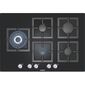 TABLE DE CUISSON - GAZ Table Cuisson Gaz Verre 75cm EP816SB21E Noir