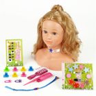 JEU DE PERLE-BIJOUX-PARFUM Princess Coralie Tête à coiffer maquiller 33cm