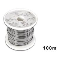 CABLES CABLE HAUT-PARLEUR - GRIS-BANDE NOIRE - 2x0.50mm²