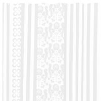 TAPIS DE BAIN-TOILETTE - RIDEAU DOUCHE BAROQUE BLACK&WHITE Rideau de douche