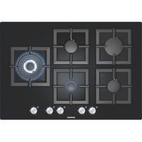 TABLE DE CUISSON - GAZ Table Cuisson Gaz Verre 75cm EP816SB21E Noir