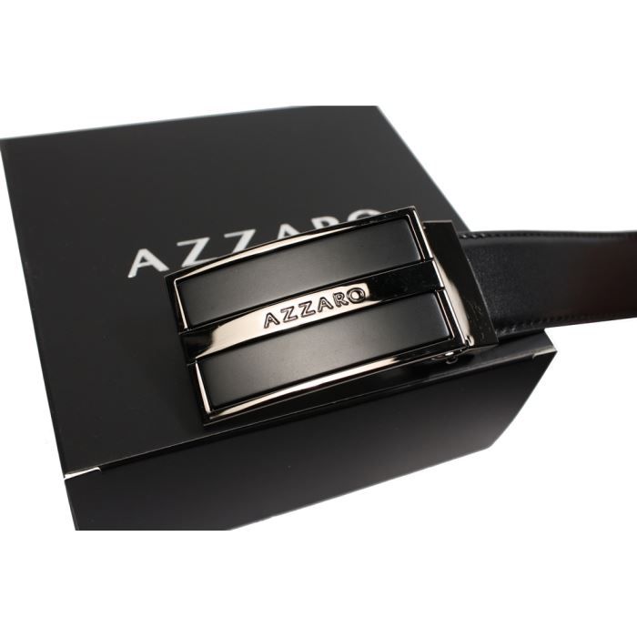 Ceinture Azzaro cuir Noir Achat / Vente ceinture et boucle Ceinture