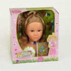 JEU DE PERLE-BIJOUX-PARFUM Princess Coralie Tête à coiffer maquiller 33cm