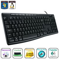 CLAVIER - PAVE NUMERIQUE Logitech Keyboard K200 for Business