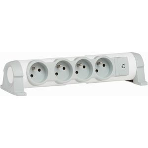 LEGRAND Bloc multiprise Confort mobile interrupteur ? voyant 4x2 P+T ? câbler