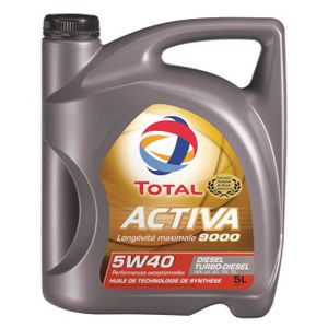 TOTAL Huile Auto Activa 9000 Diesel 5W40 5L