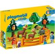UNIVERS MINIATURE Playmobil Parc D'animaux Et Famille