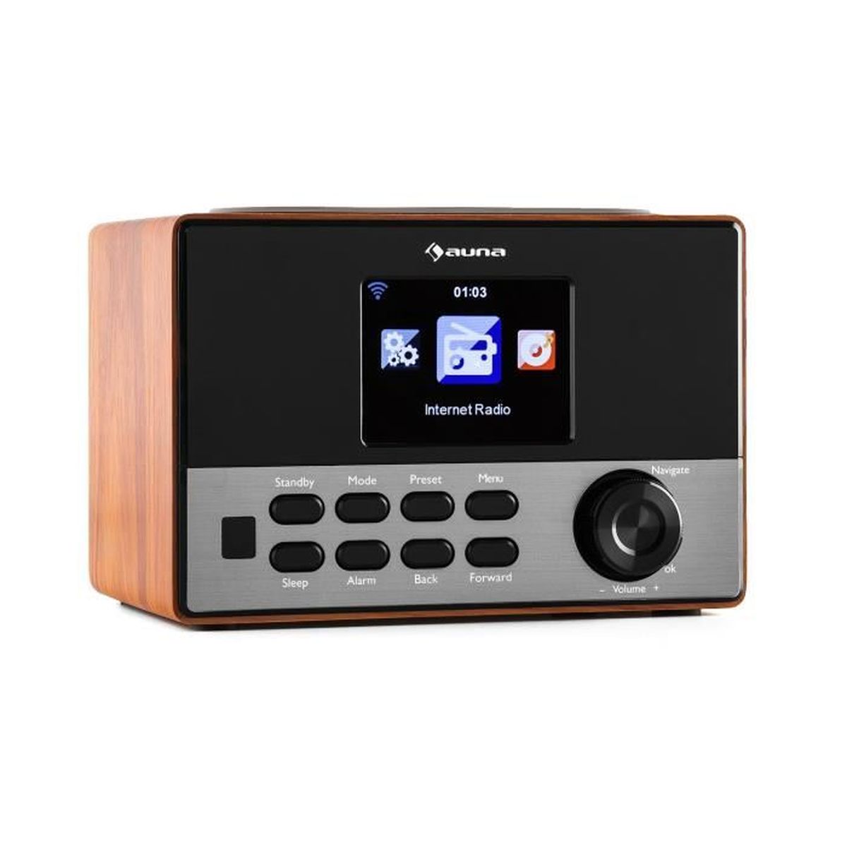 auna Connect 90 WD Radio streaming sans fil Wifi AUX 2,3