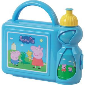 Peppa Pig Ensemble go?ter : Gourde - Boîte go?ter