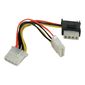 CABLE D'ALIMENTATION Câble adaptateur int. SATA 15 pins M vs 2xMolex F
