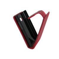 Etui Vertical Rouge Aspect Carbone Pour Lg Opti… Etui Vertical Rouge Aspect Carbone Pour Lg Opti…
