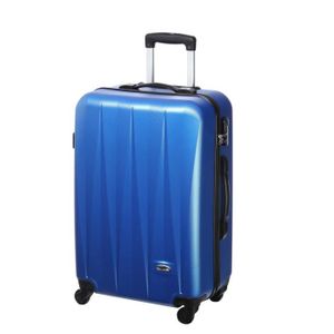 CASINO Valise trolley ABS - 60cm - 4 roues - Bleu
