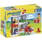 Playmobil-6777-Caserne De Pompiers