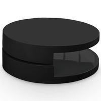 TABLE BASSE Table basse Rodelle Noir