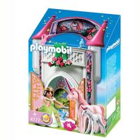 UNIVERS MINIATURE COMPLET Playmobil Donjon de la licorne transportable
