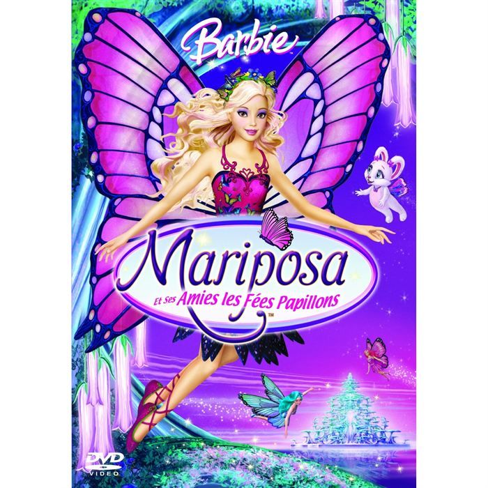 Barbie Mariposa Et Ses Amies Les Fées Papillons BARBIE MARIPOSA : Et ses amies les fées papillons en dvd dessin animé