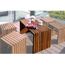 TABLE BASSE JARDIN  Table basse KAREL Choko JARDIPOLYS