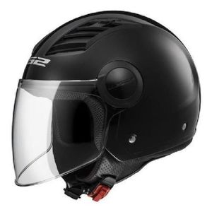 LS2 Casque Jet Twister - Noir Mat