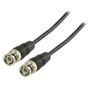 VALUELINE VLVP01000B10 Câble vidéo BNC - Mâle - 1.00 m - Noir