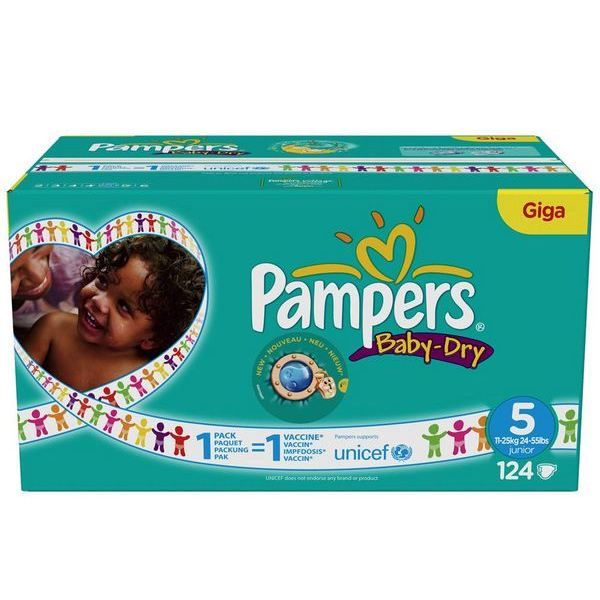 PAMPERS Couches BabyDry Taille 5 junior (1125 kg Achat / Vente