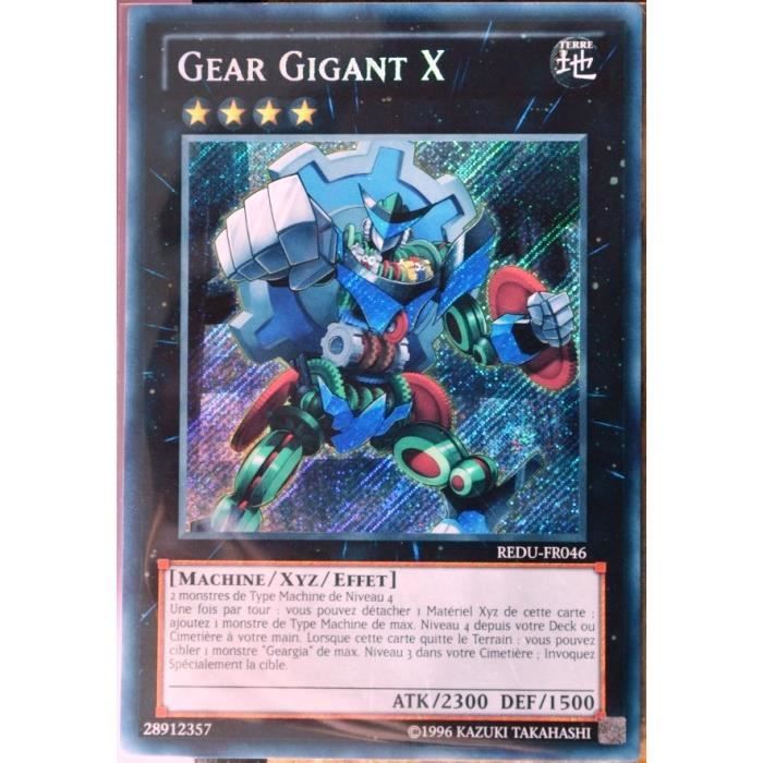 carte YUGIOH REDUFR046 Gear Gigant X FR carte YUGIOH REDUFR046 Gear Gigant X FR…Voir la