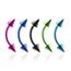 PIERCING Lot 5 piercing arcade titane spike