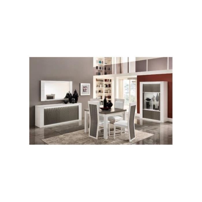 Chaise laque blanc salle a manger achat / vente chaise laque ... Colorée salle manger Créatif à