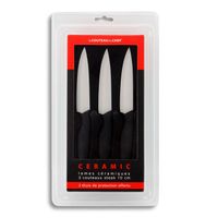 COUTEAU DE CUISINE  Set 3 couteaux Steak LE COUTEAU DU CHEF lame céram