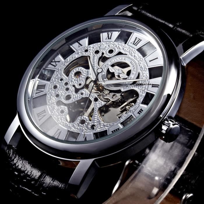montre marque skeleton