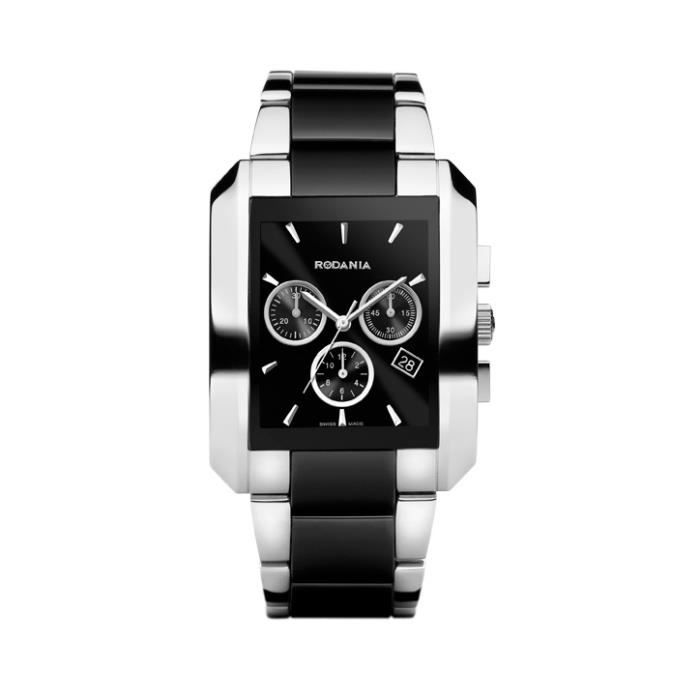 montre rodania noir homme